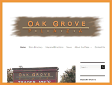 Tablet Screenshot of oakgroveplaza.com